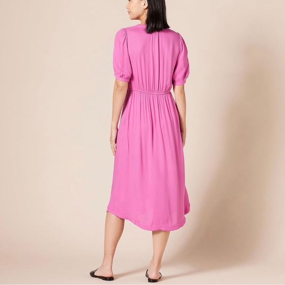 Pink Midi A-Line Dress - Picture 4 of 4